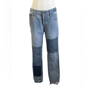 Free people Patchwork Jeans